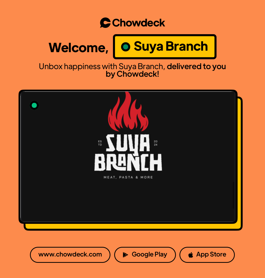 Order SuyaBranch on Chowdeck